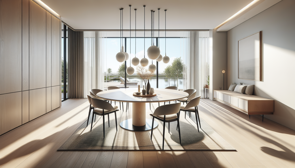 Table ronde extensible 🪑 : élégance & gain de place
