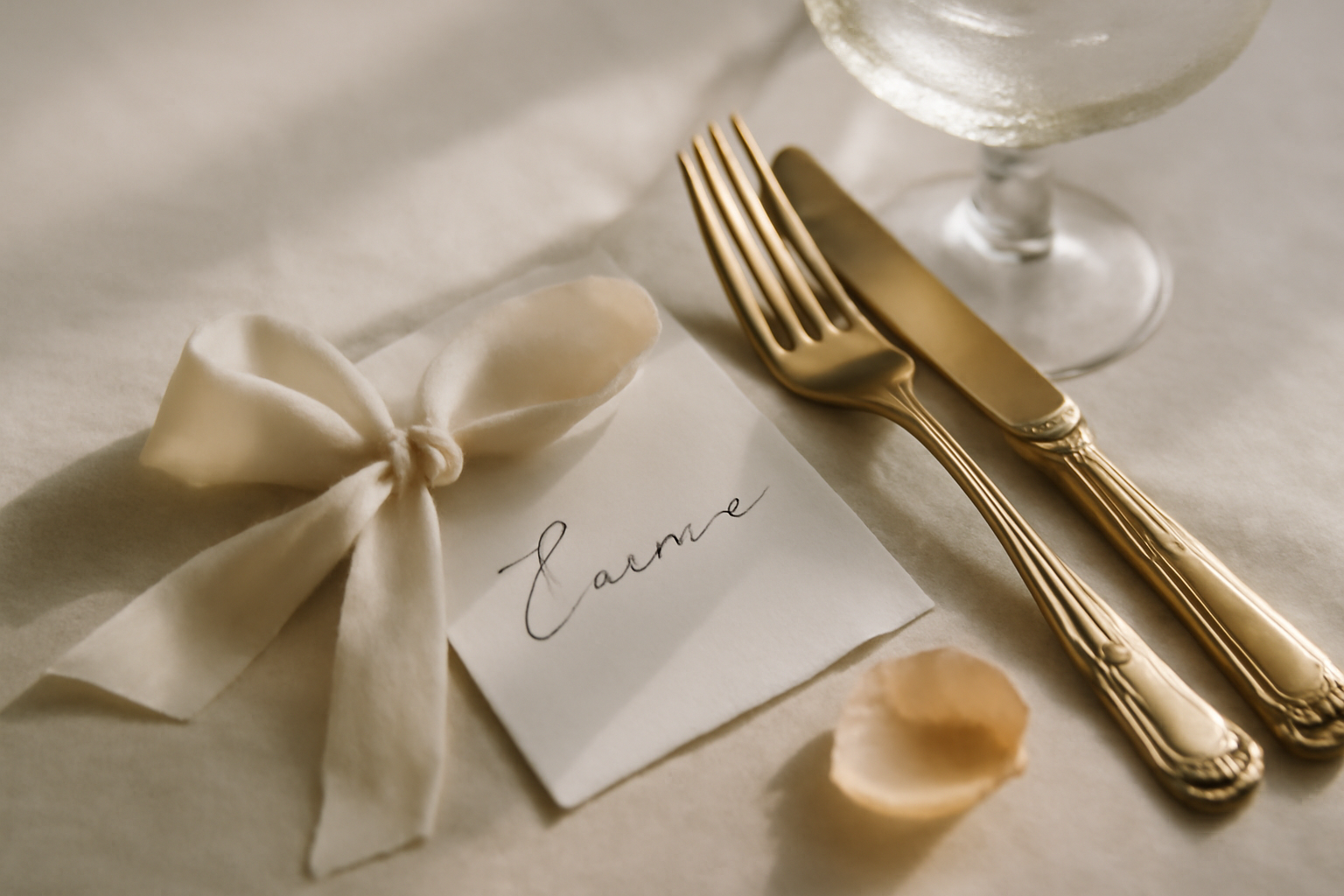 Centre de table de mariage élégant : bougies, vase de fleurs blanches et feuillage pour une ambiance romantique et raffinée