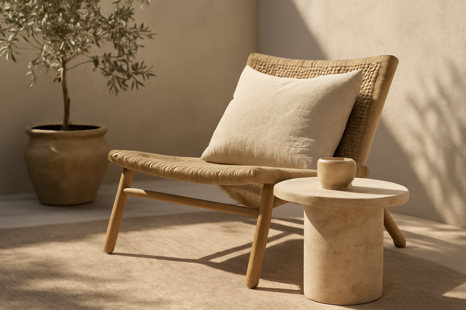 Aménagement terrasse idée pour petit espace : coin détente cosy, plantes, éclairage et mobilier compact